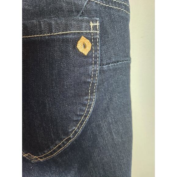 Democracy Ab Solution Dark Wash jeans sz 10 slim fit slimming tummy control - Picture 3 of 9